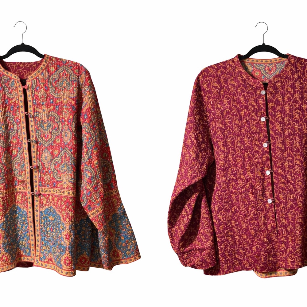 Bohemian Patterned Reversible Jacket - image 2